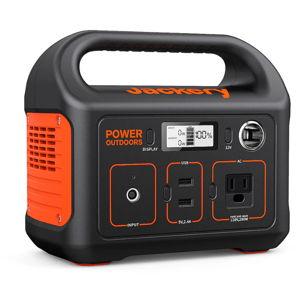 Jackery - Explorer 290 Portable Power Solar Generator (290 Wh Capacity) - Black