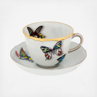 Butterfly Parade Coffee Cup & Saucer