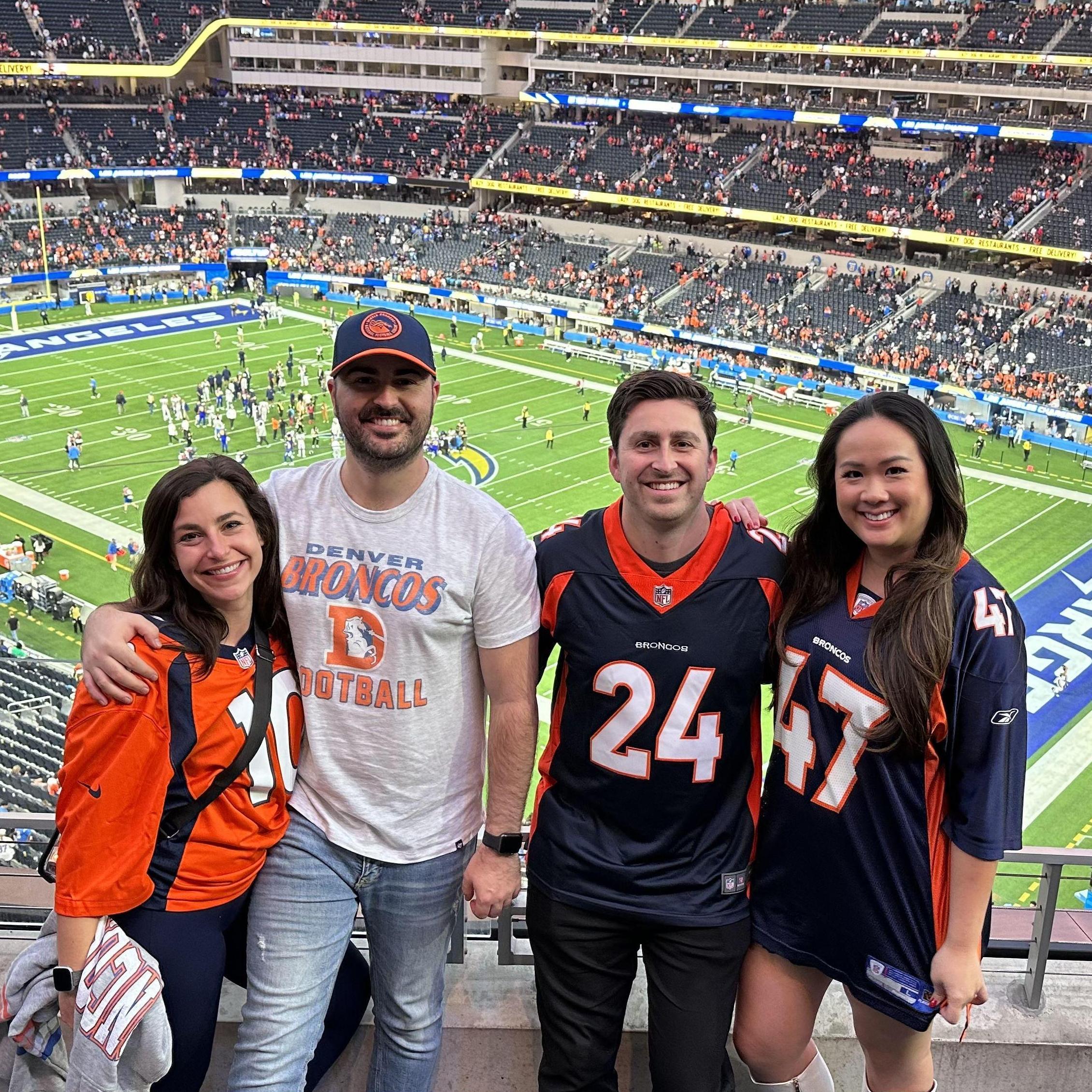 Natalie's first Broncos game!
