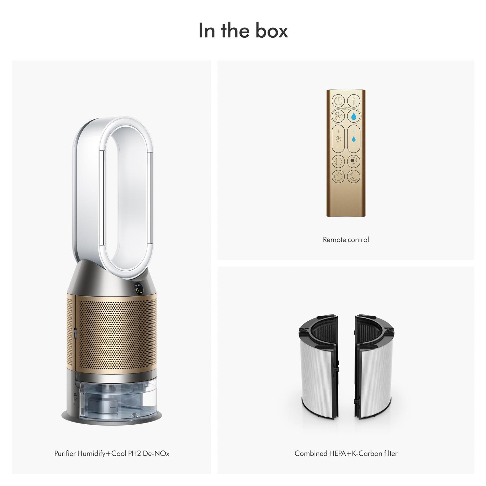 Dyson, Purifier Humidify & Cool PH2 De-NOx Purifying Fan | Zola