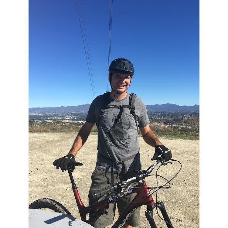About to teach me how to conquer Five Oaks trail in Aliso Viejo, CA.