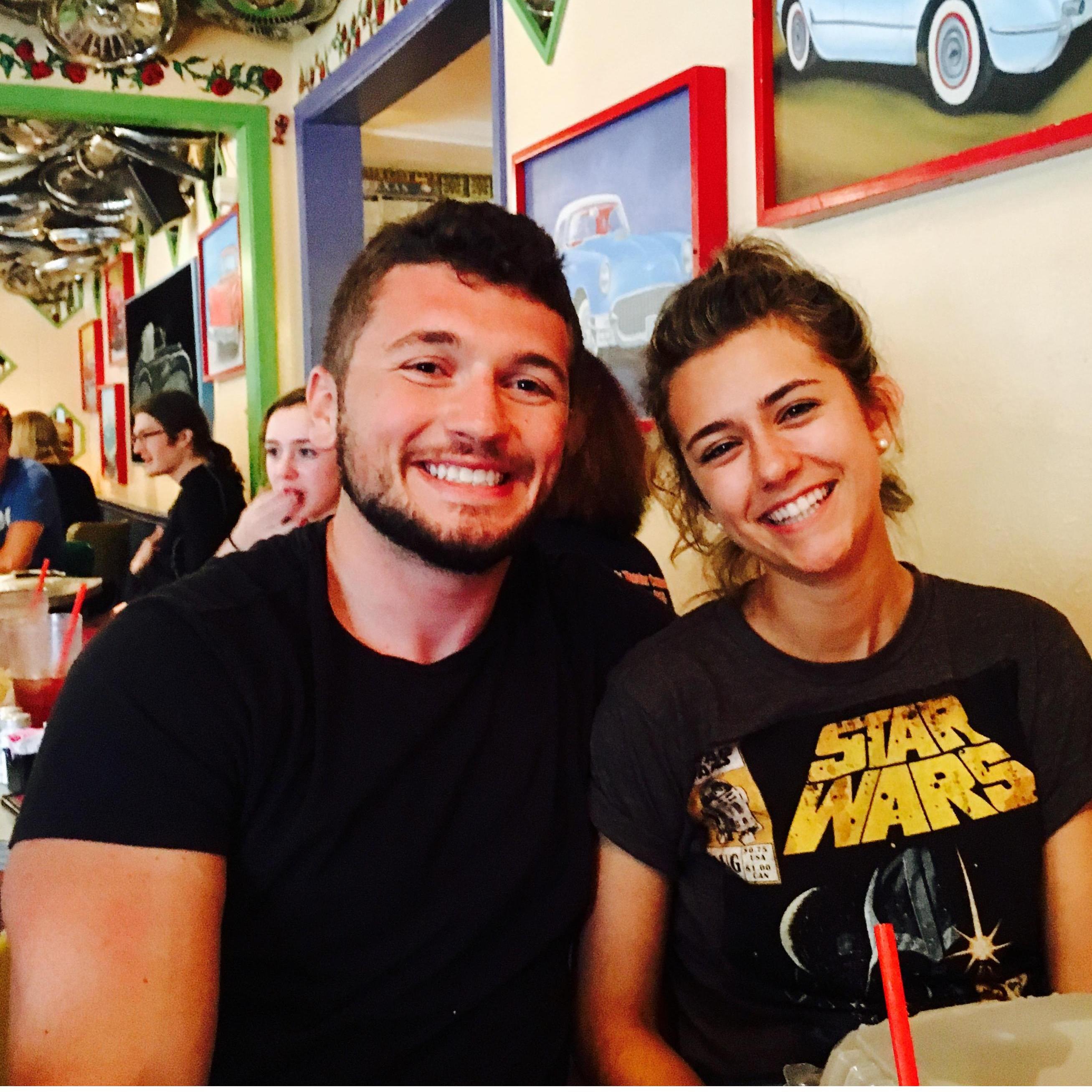 This is our first photo together! July 2017