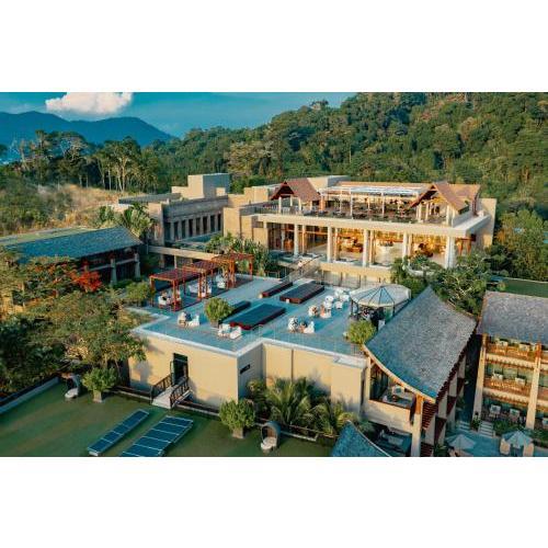 Aerial view of our reception venue, Avista Hideaway Phuket Patong