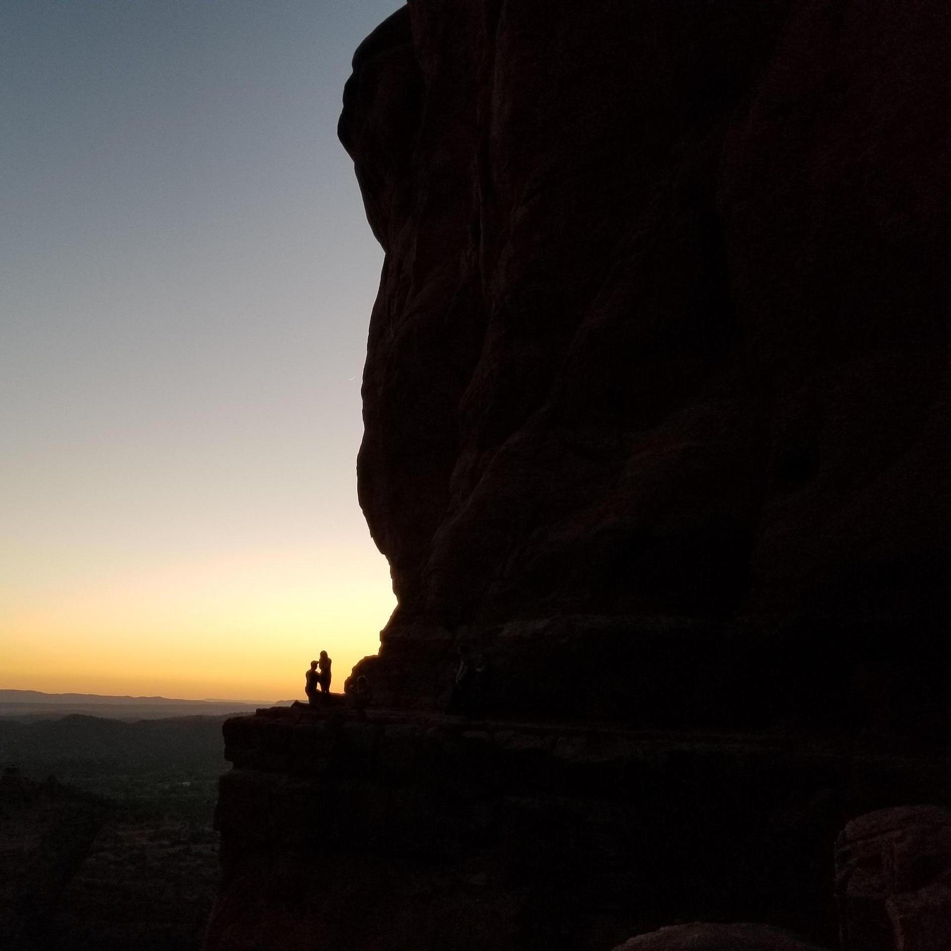 Went to Sedona and came back engaged! Fun fact: this picture was taken spontaneously by a total stranger