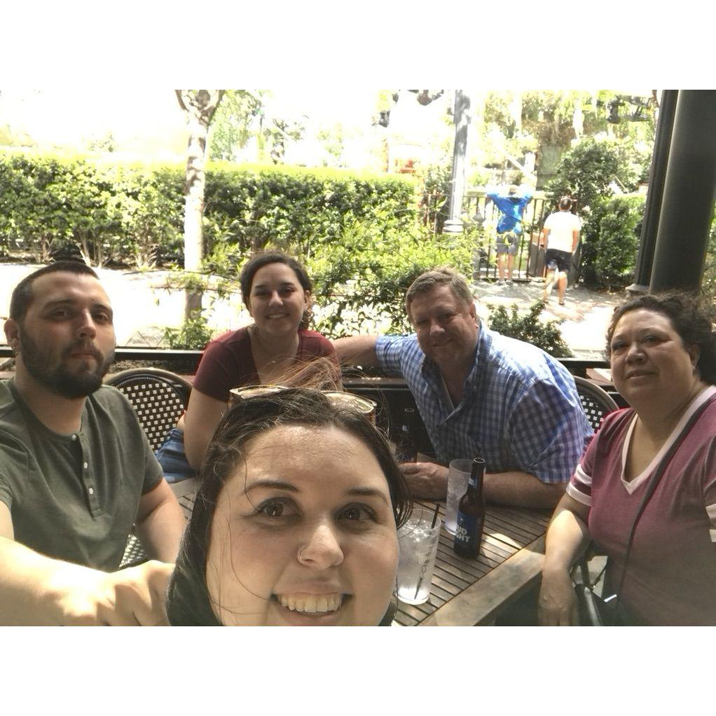 Lunch with Rachel's family in Dallas