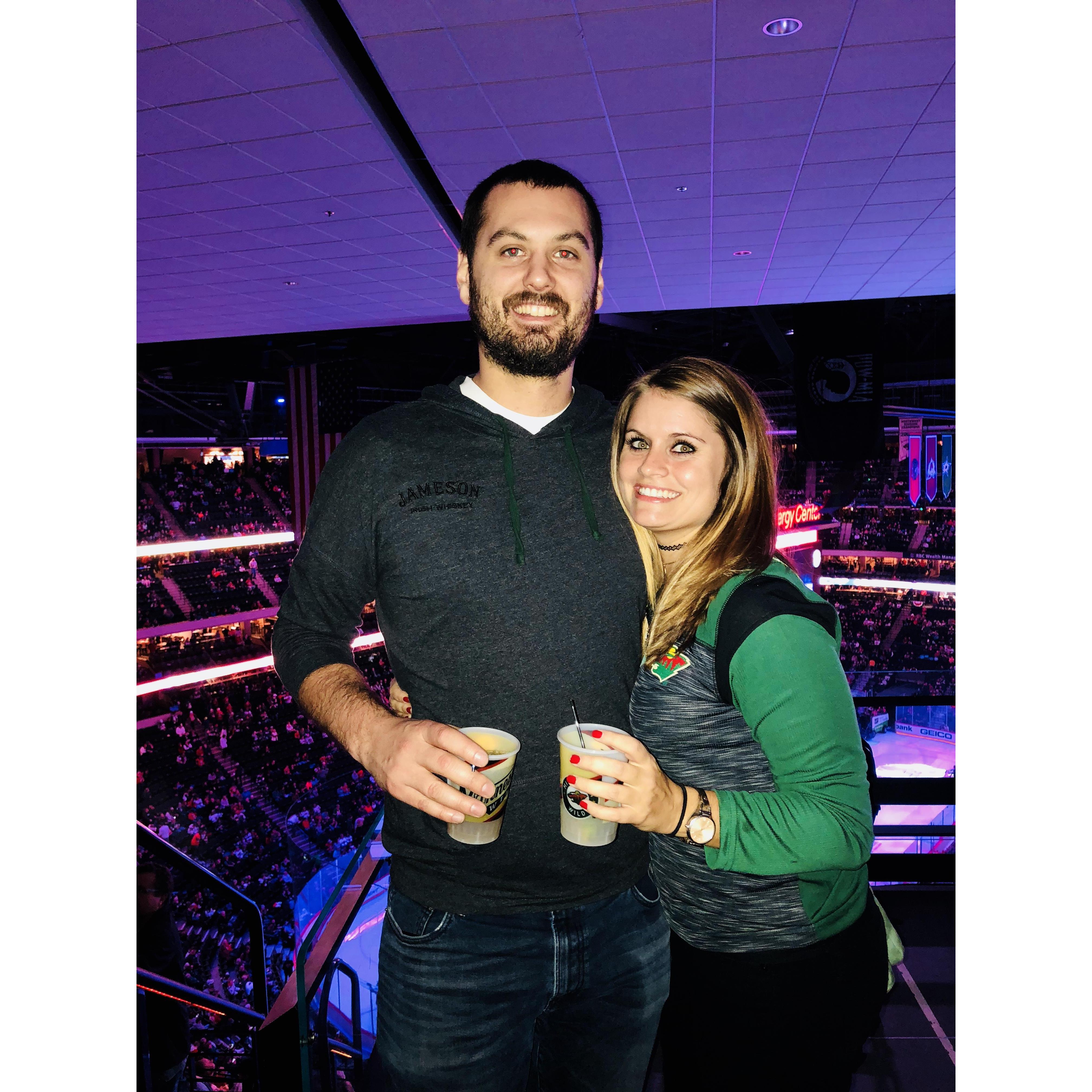 One of our first photos together