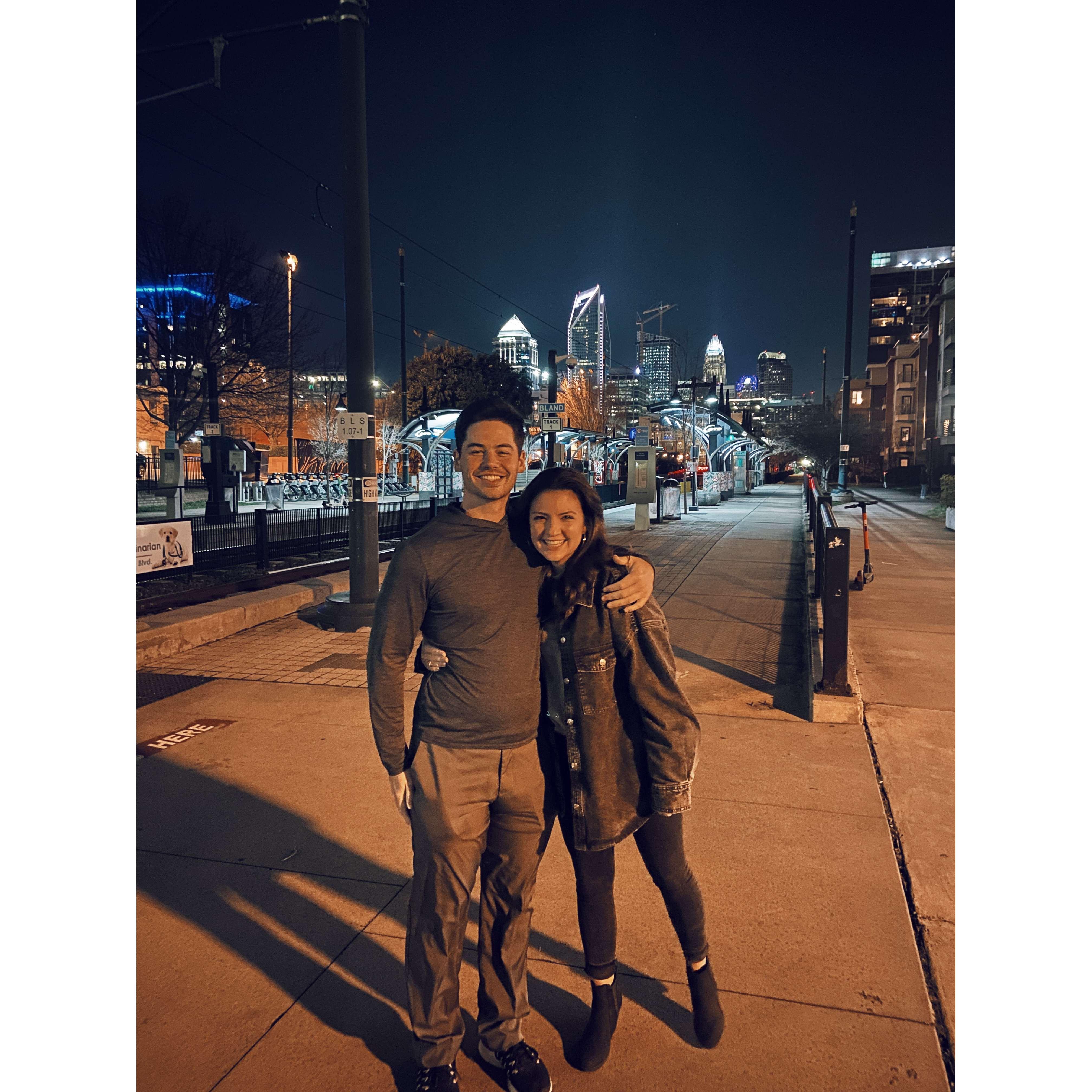 Our first pic in Charlotte!