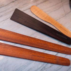 4-piece wooden cooking utensil set