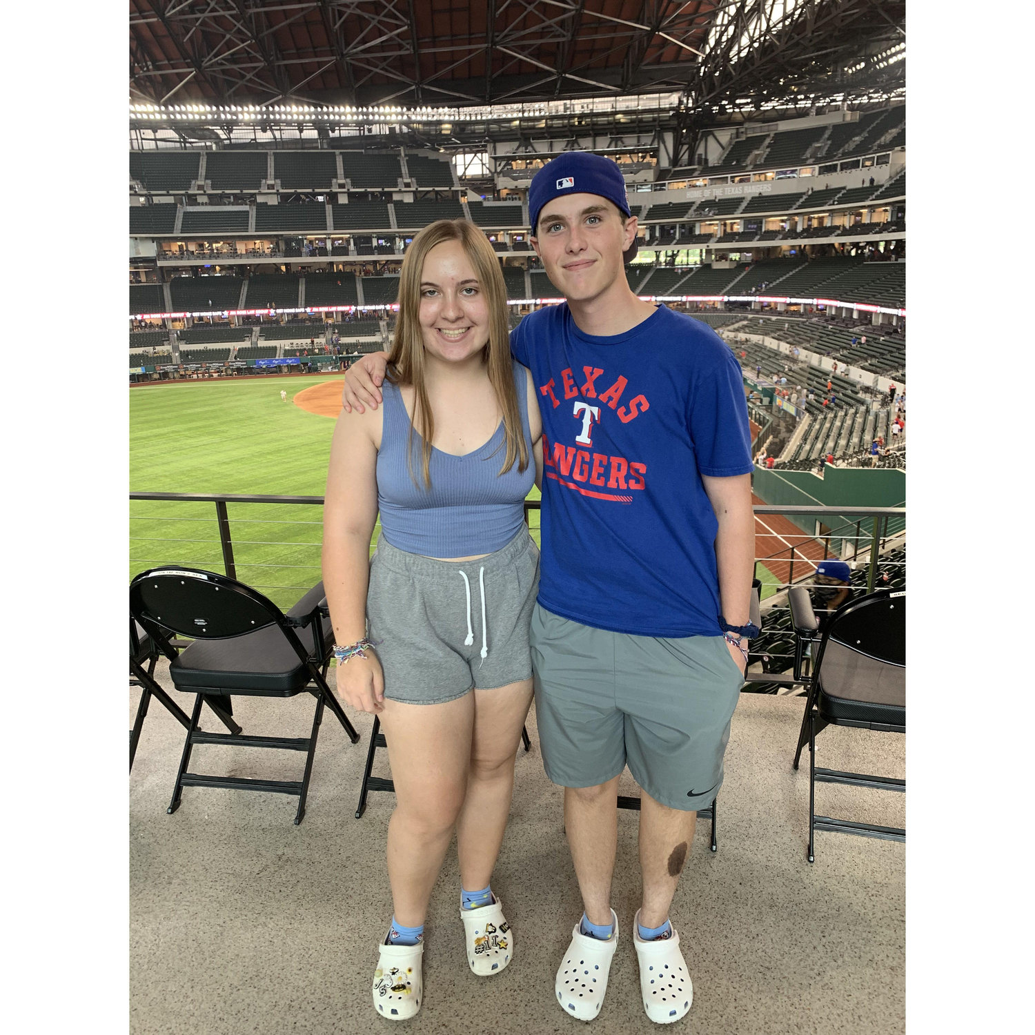 First Rangers game together 2021