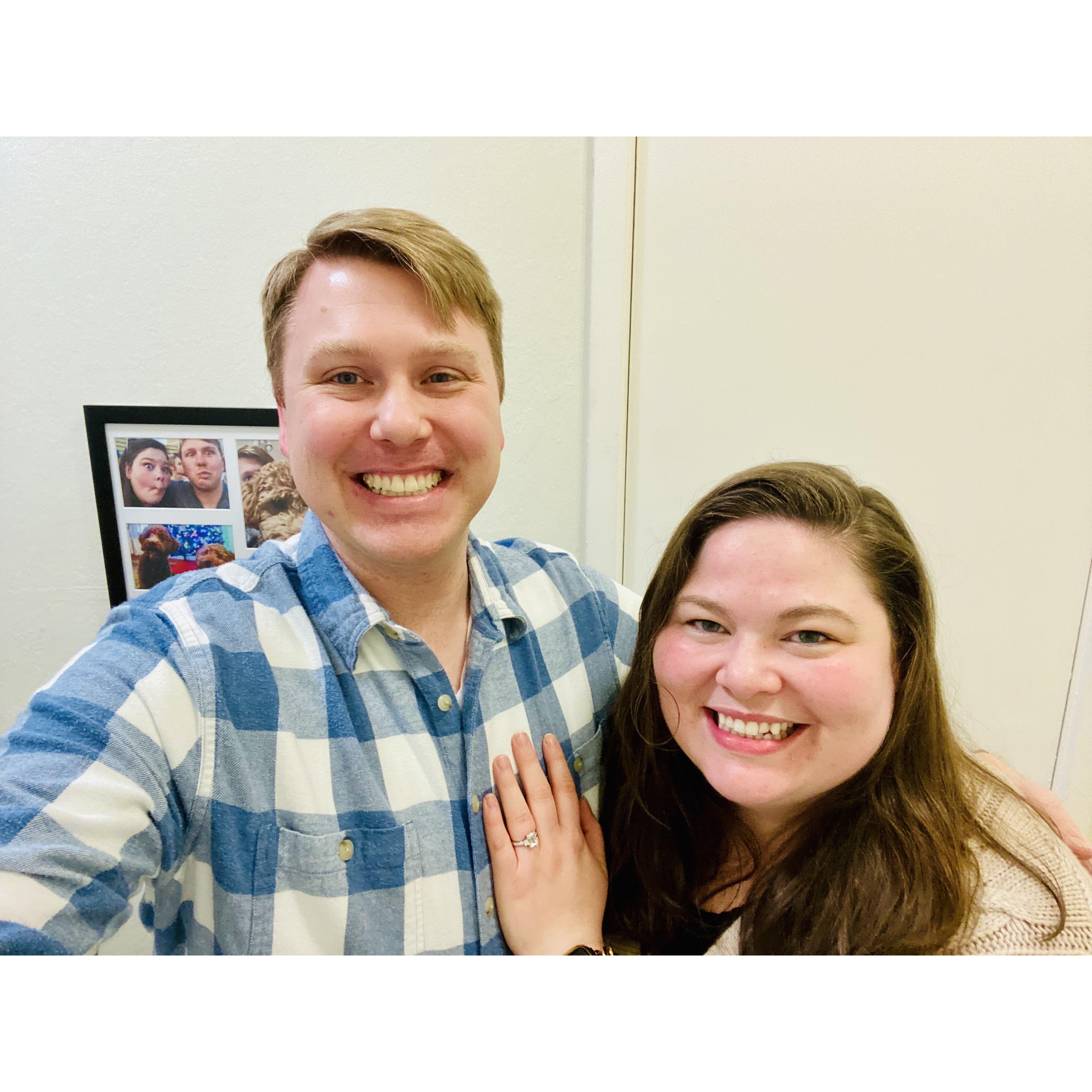 2024 – On our 11th anniversary, Stephen proposed, and Whitney said, “What?!” (Then yes!) We visited family, took engagement photos, and began planning our dream wedding in the redwoods.