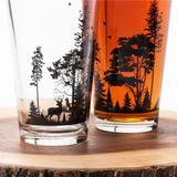 Forest Animals Pint Glass