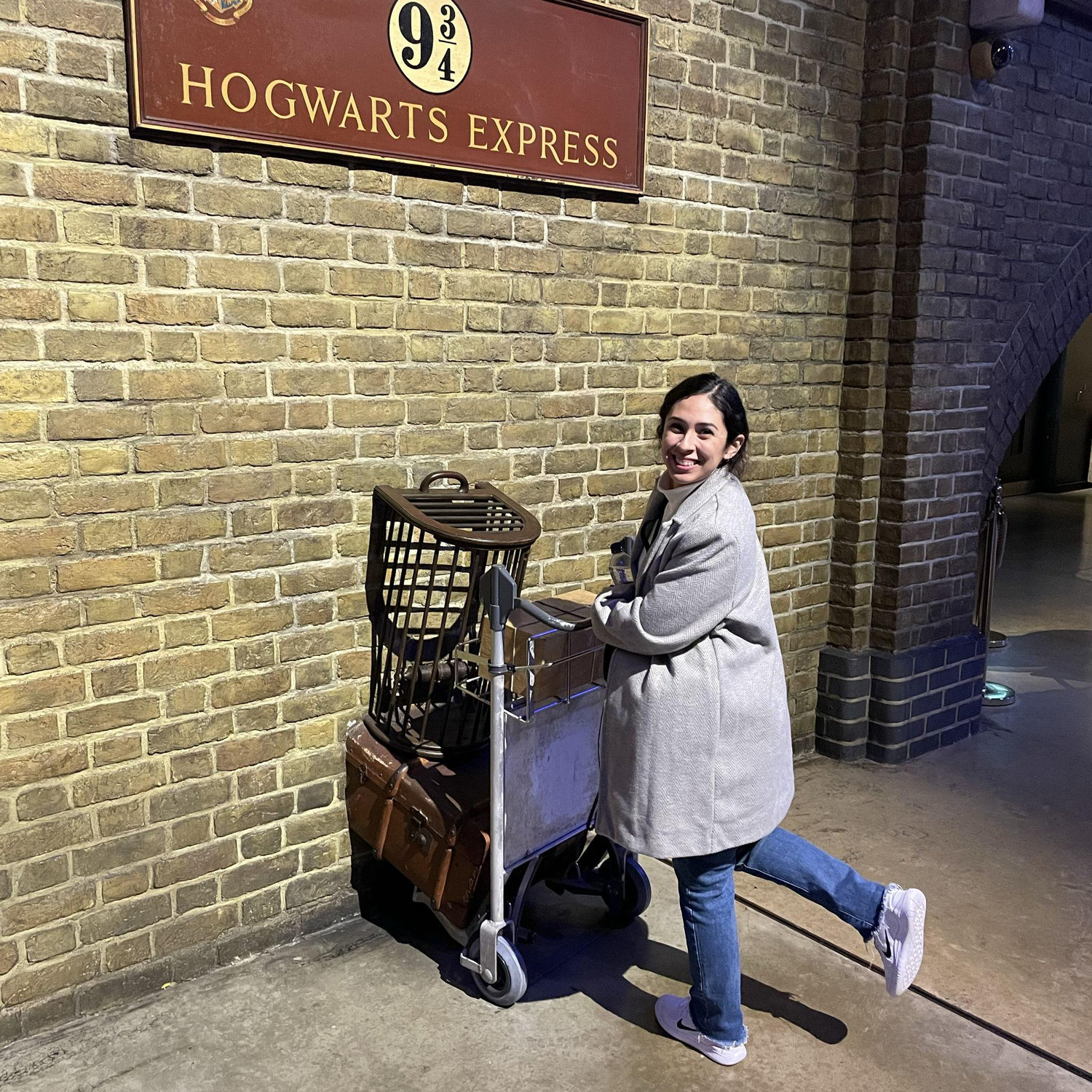 Alyssa had trouble getting through to Platform 9 3/4