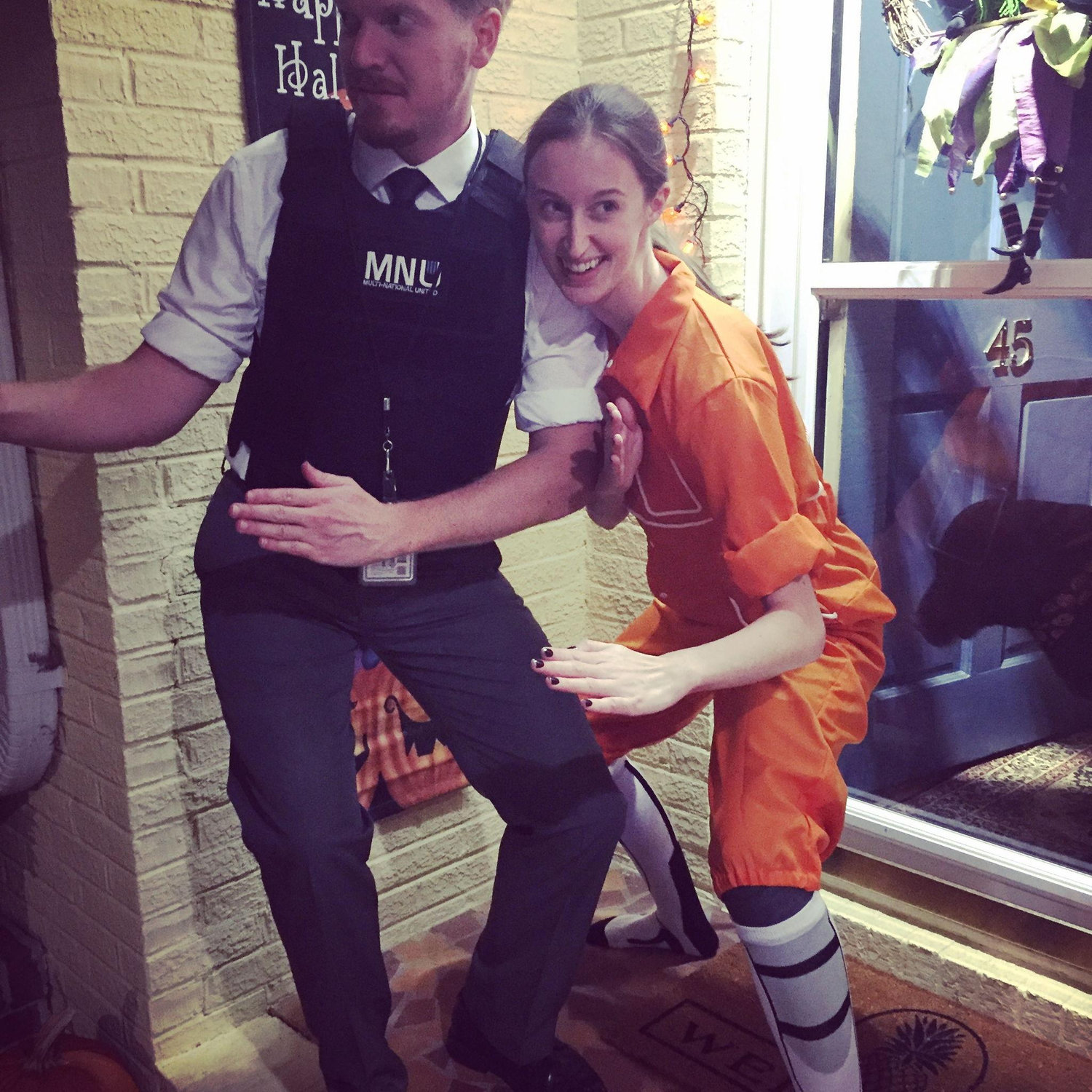 Halloween! Chell and MNU agent