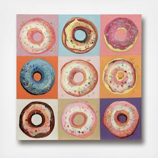 Pop Art Donut Canvas Art