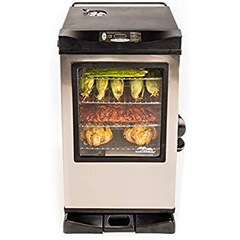 Masterbuilt 20077515 Front Controller Electric Smoker with Window and RF Controller, 30-Inch