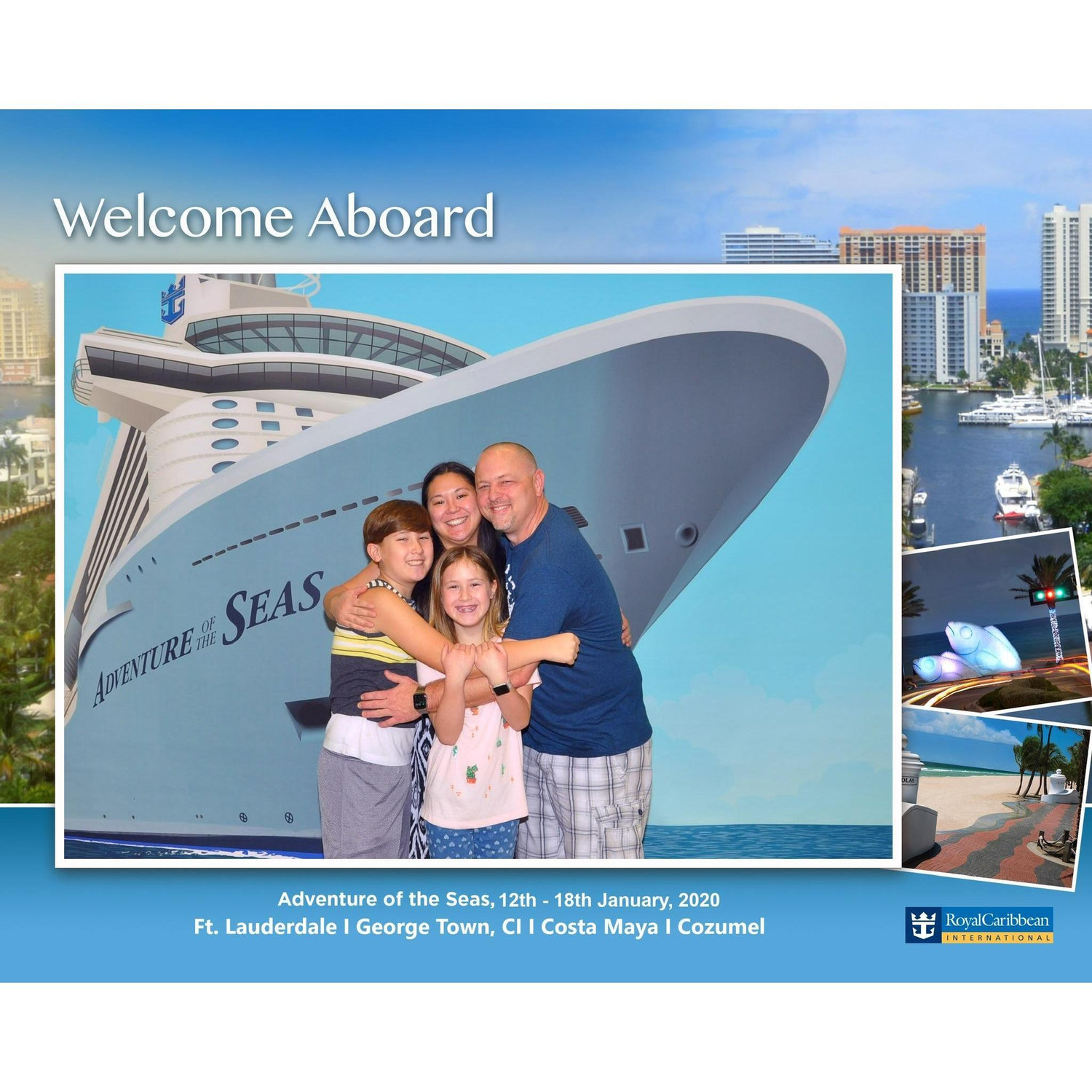 Yea we cruise January 2020