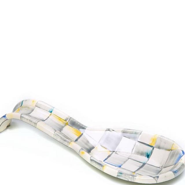 MacKenzie-Childs Check Enamel Spoon Rest