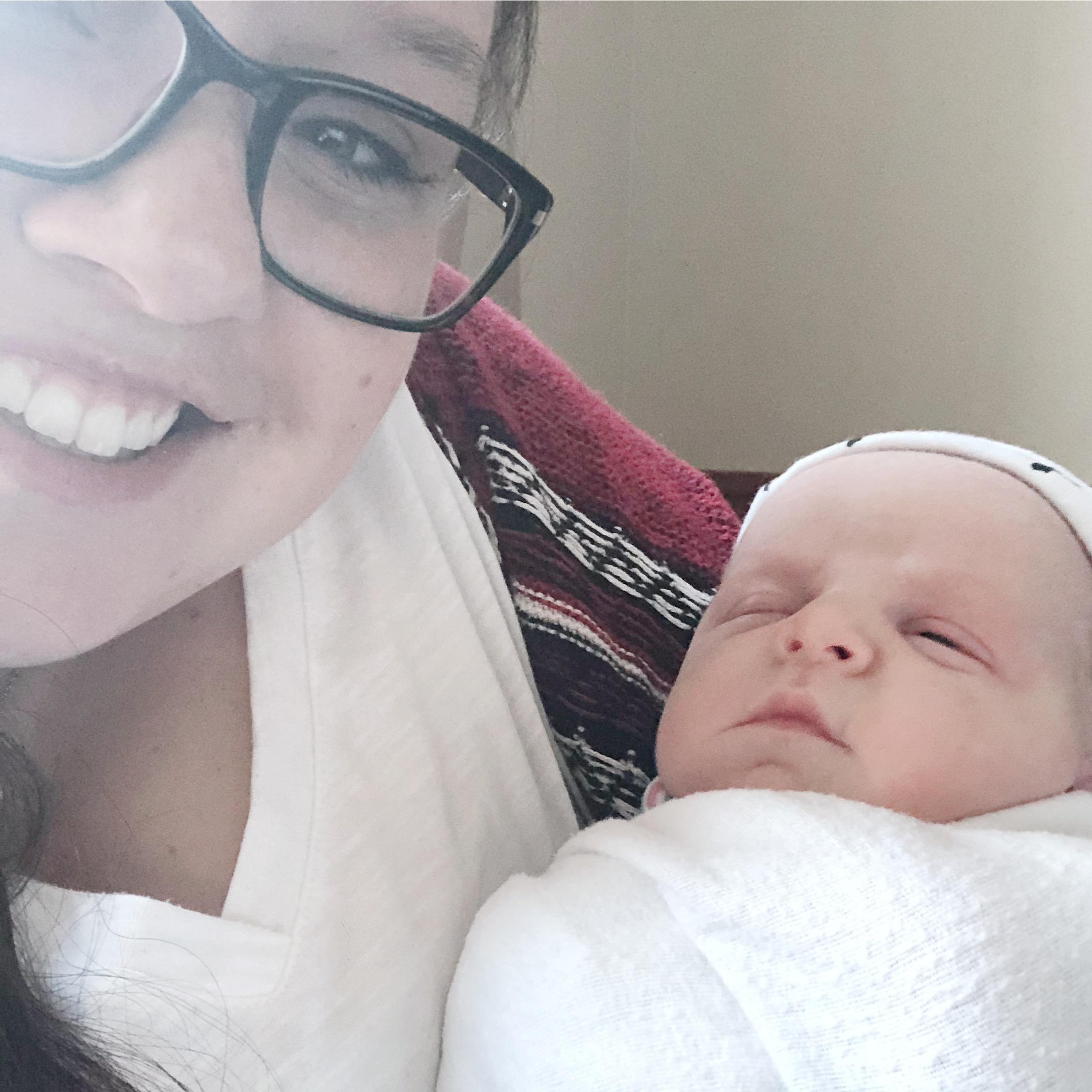 Jenny catches a few minutes with Jackson Lane. That sparkle in her eye is real, and present whenever she gets to hold a baby!