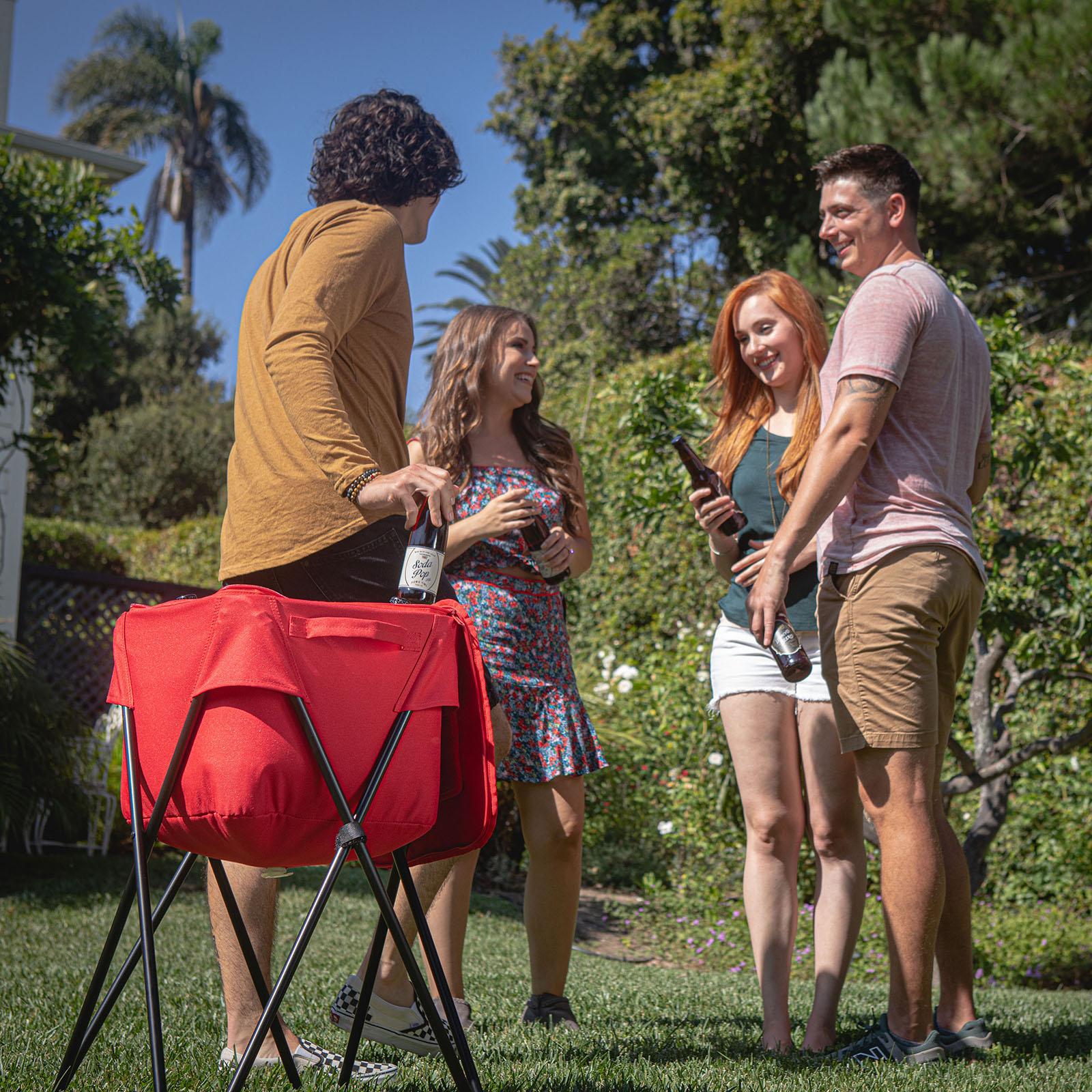 Camping Party Cooler with Stand - Convenient & Spacious for