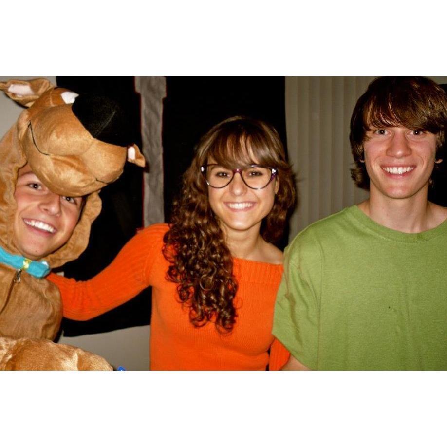 2011 - Our first Halloween together we dressed as Shaggy and Velma. We even ran into a Scooby at the party!
