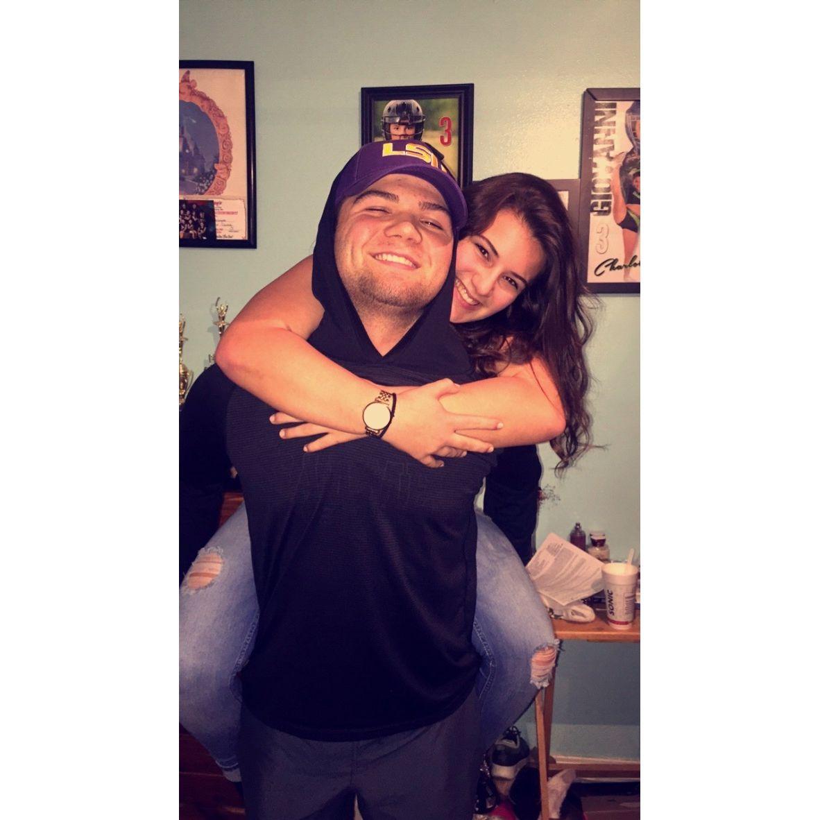 Our first picture taken together!