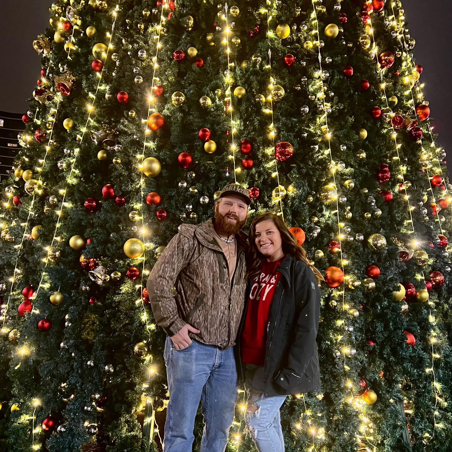 To be honest we only went for the food but the tree was really nice too.
