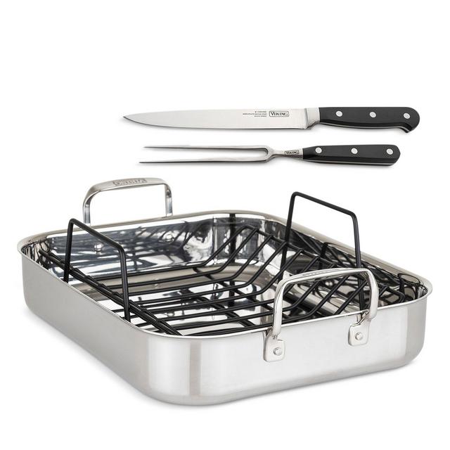 Viking 3 Ply Roasting Pan and Carving Set