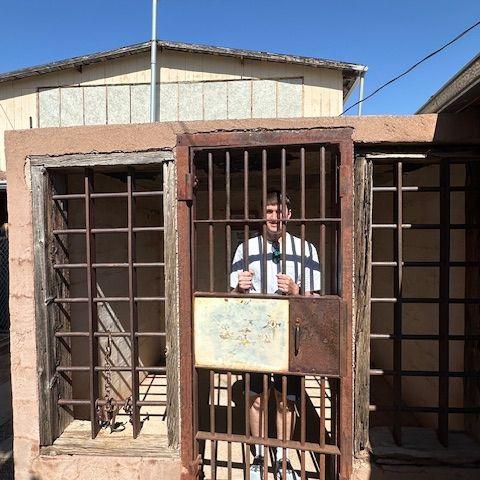 Finally! Karma has come for the man putting people behind bars at the Billy the Kid Museum
