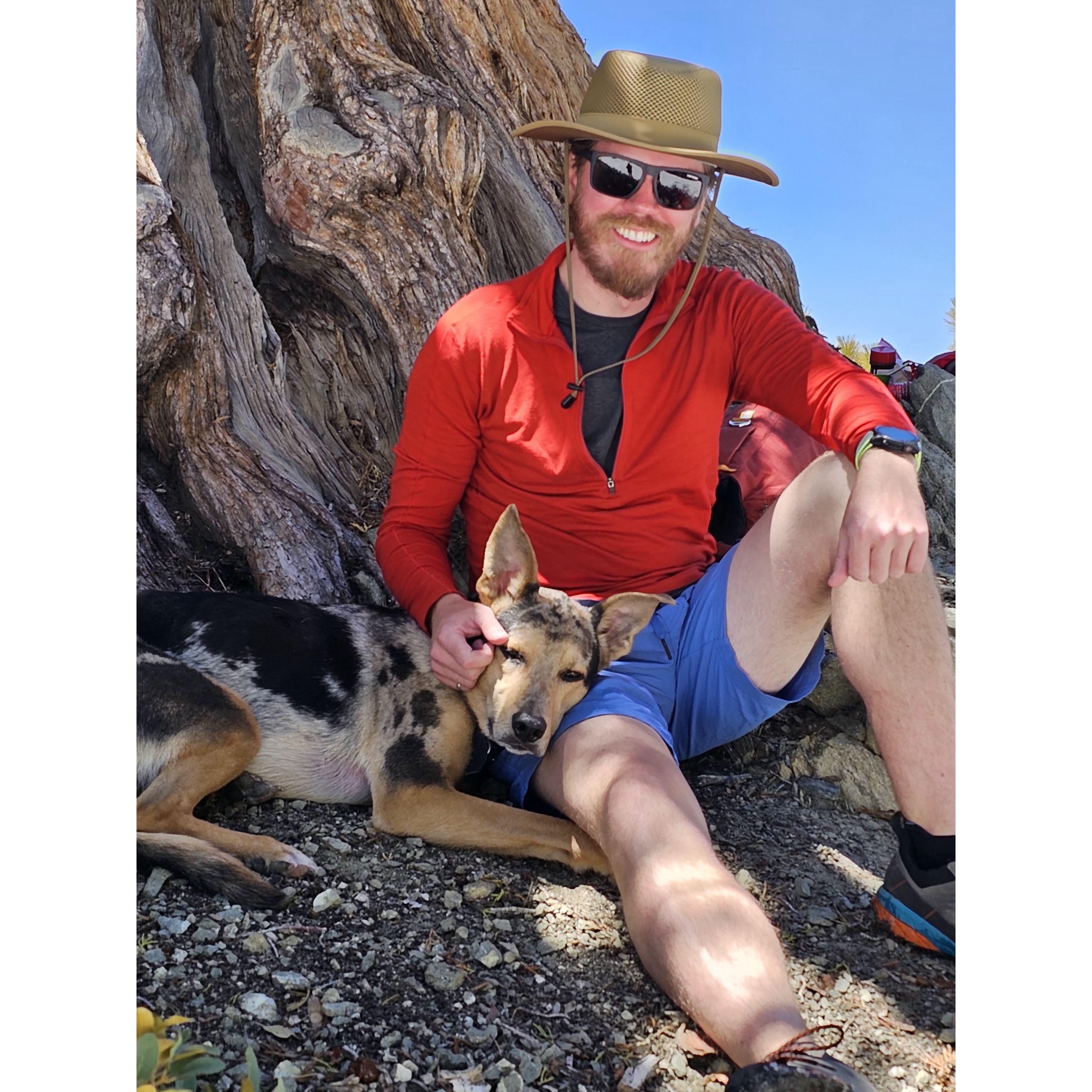 Sierra has never been fond of this silly hat. Tukk thinks dad is perfect just the way he is.
#LosAngelesMountainsMay2023