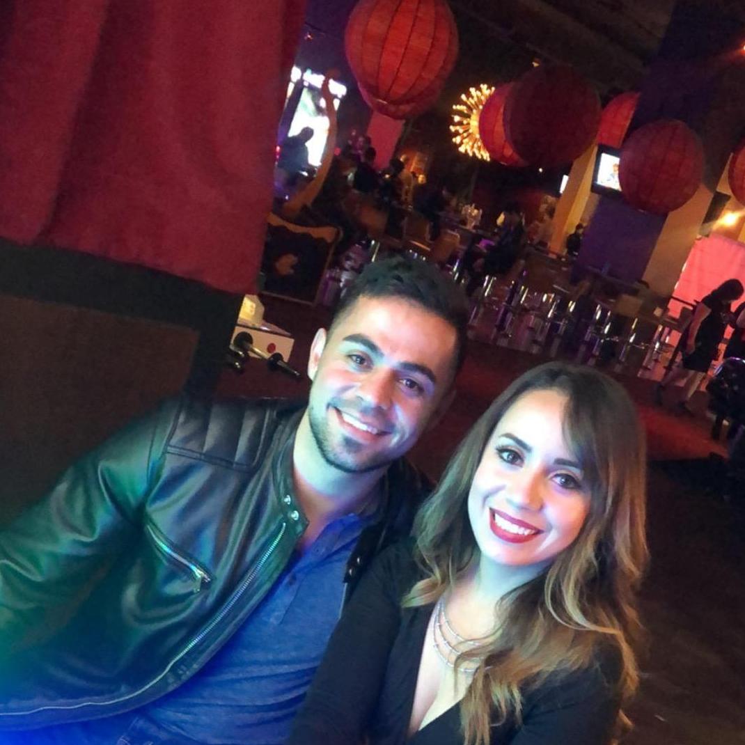 On one of our first dates!