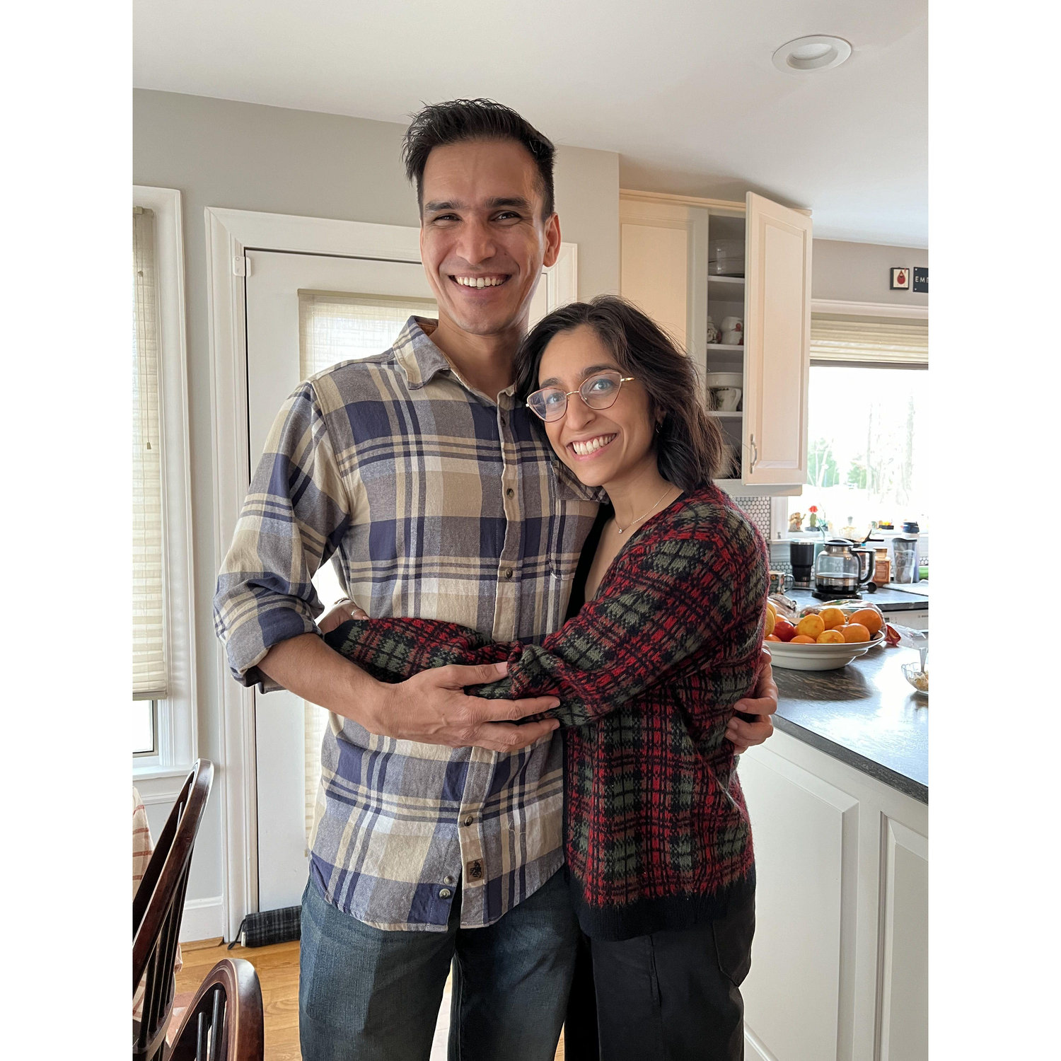 Sabuj joined Maya's family for Christmas 2023