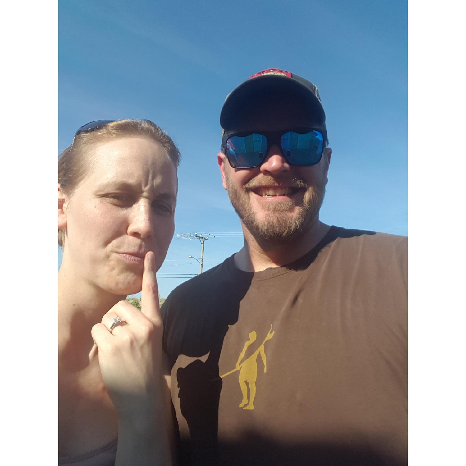 First photo of our engagement :)