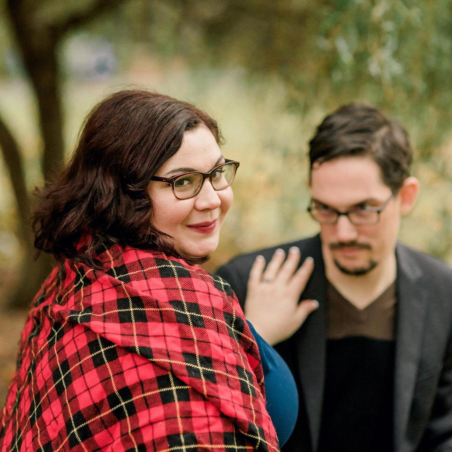 Engagement Photo by Dawn Derbyshire
(Starring Robert's murder eyes)