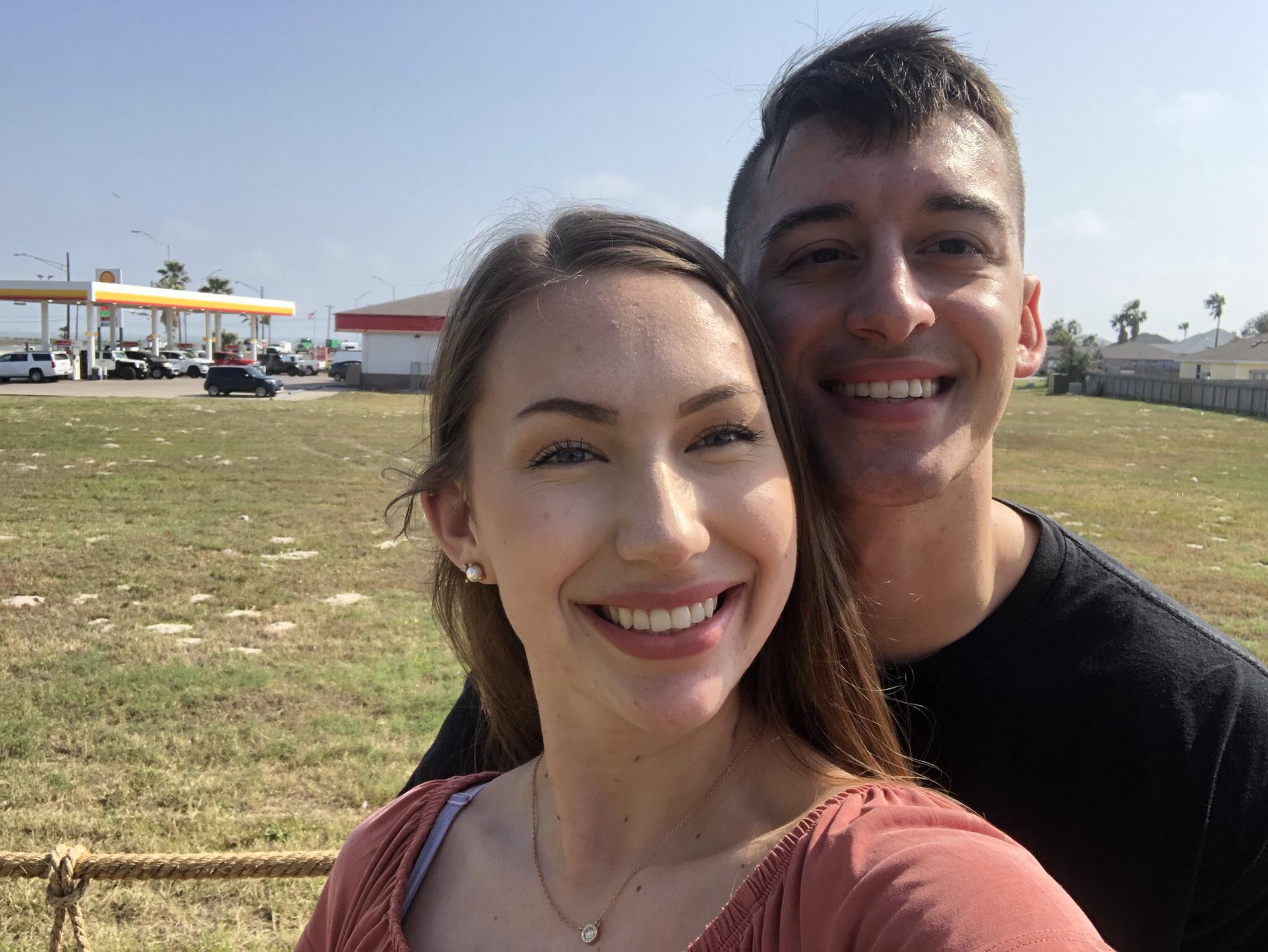 Our first date (mini golfing)! Dominic visits Corpus for the first time