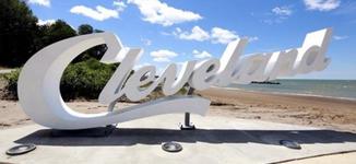 Cleveland Script Sign