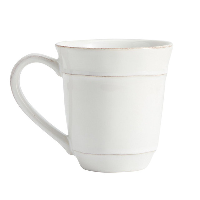 Cambria Handcrafted Stoneware Mugs - Set of 4 (white)