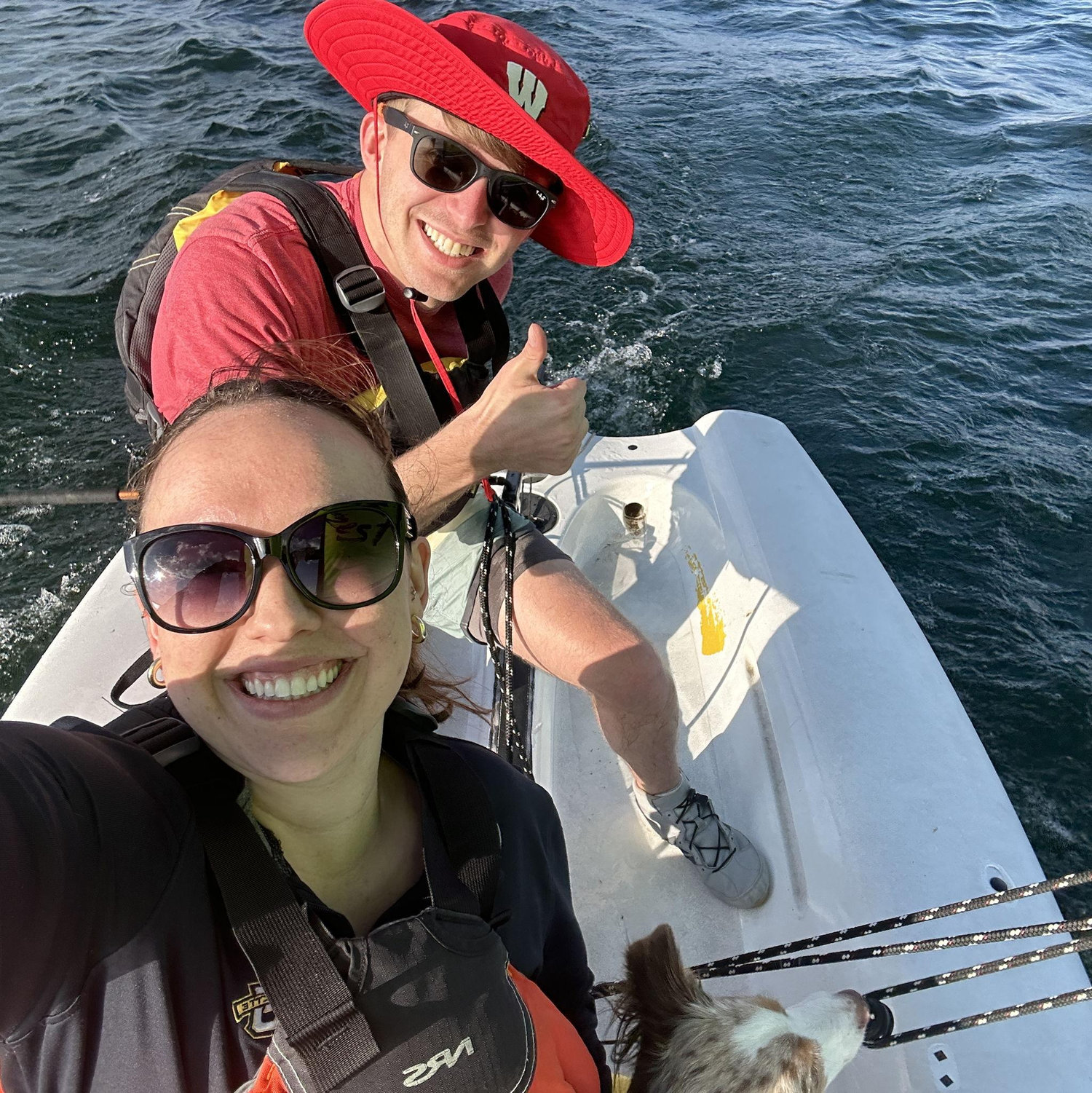 Our first time sailing together!