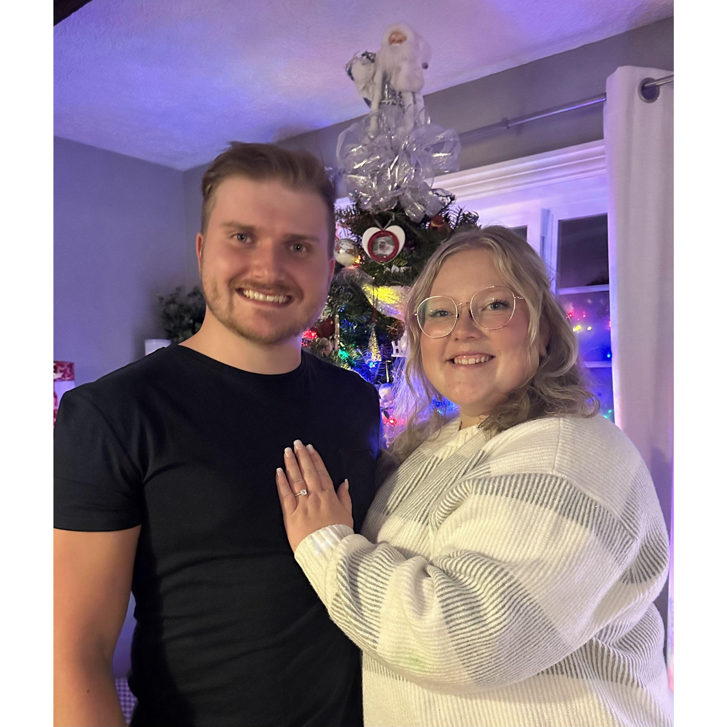 We got engaged!