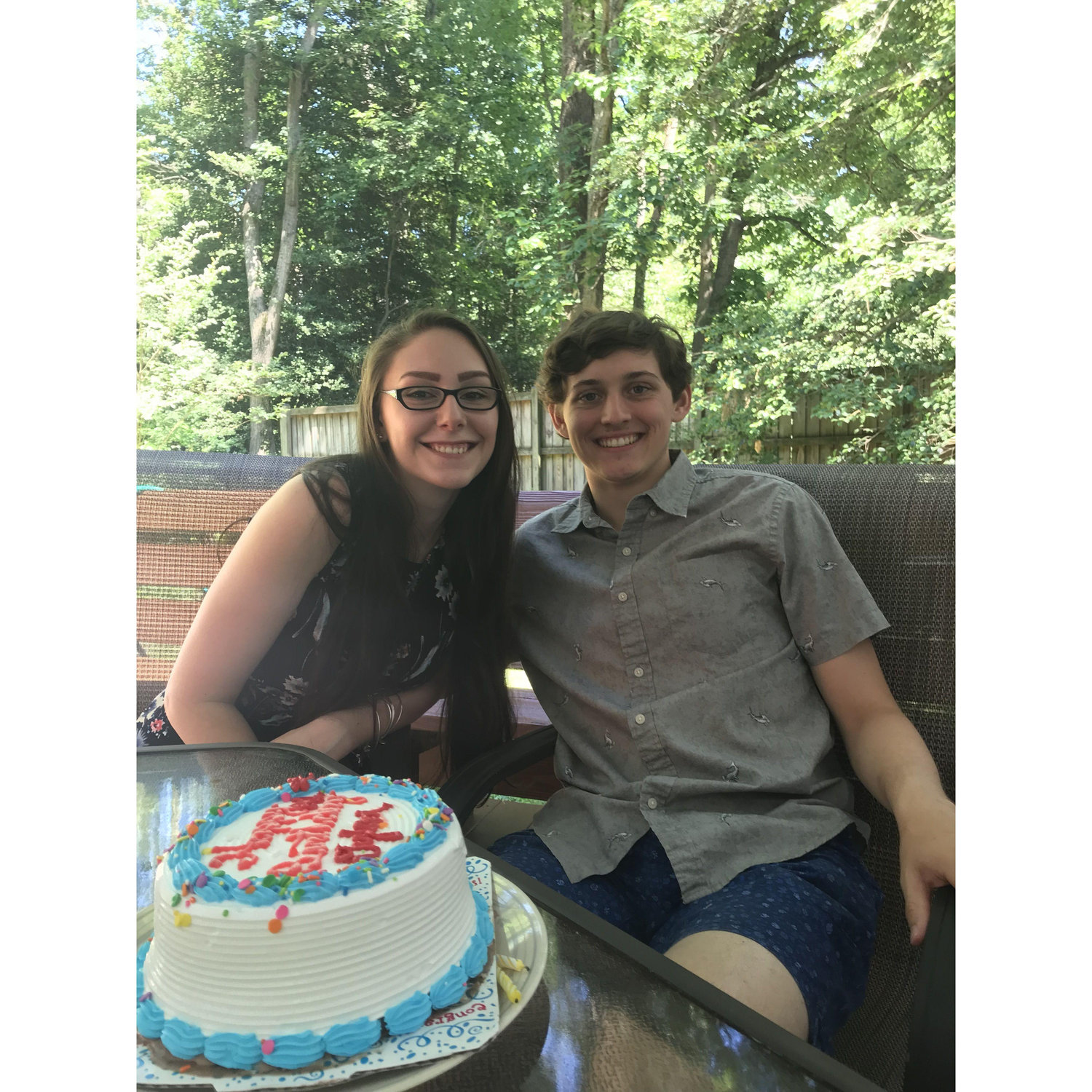 Our one year!