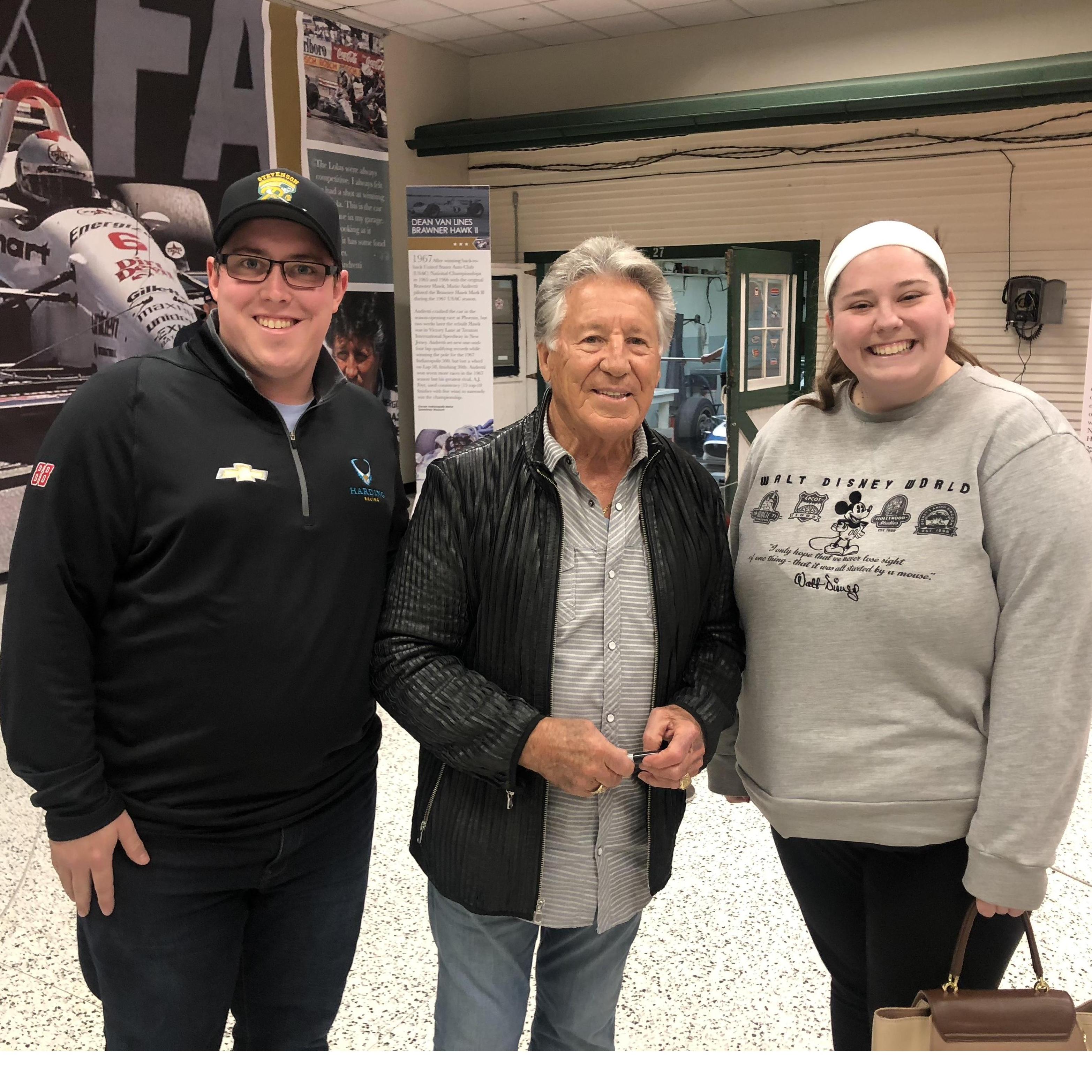 Meeting Mario Andretti on a whim!