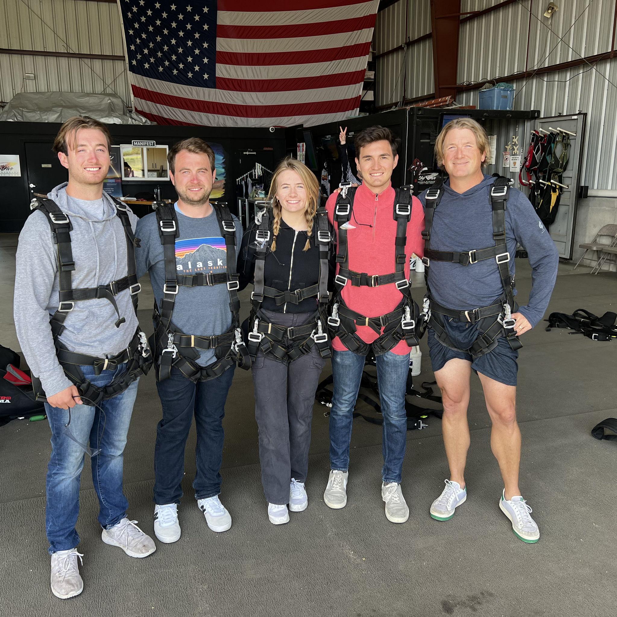 Skydiving for Tims 50th bday in SLO - June 2023