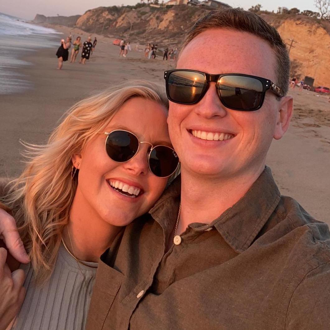 Date night on a beach in Malibu