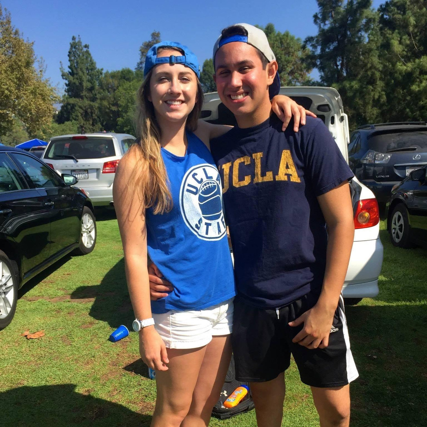 College era Andres and Lindsey circa 2015. Go Bruins!