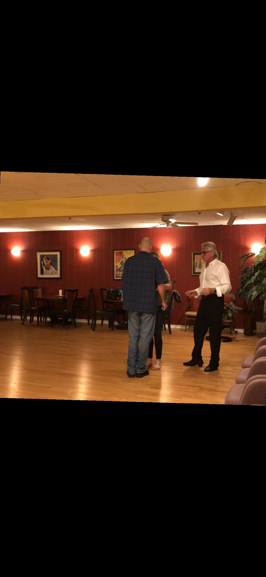 Jimmy learns to dance