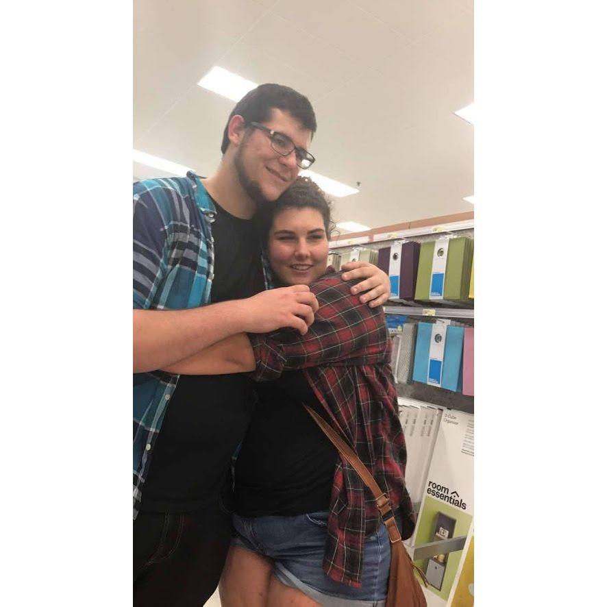 Zach and Christa's first actual date together, December 2016 (Yes we went to Target after getting Starbucks... how cute!)