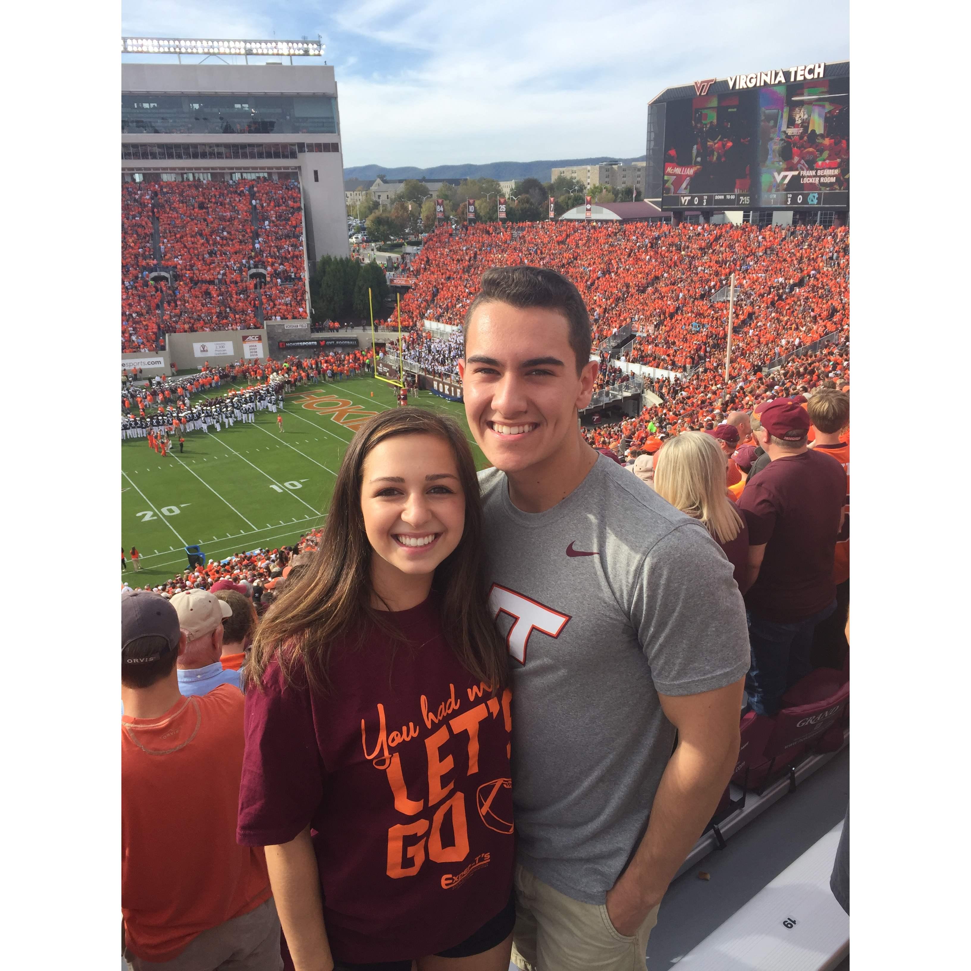 First VT football game