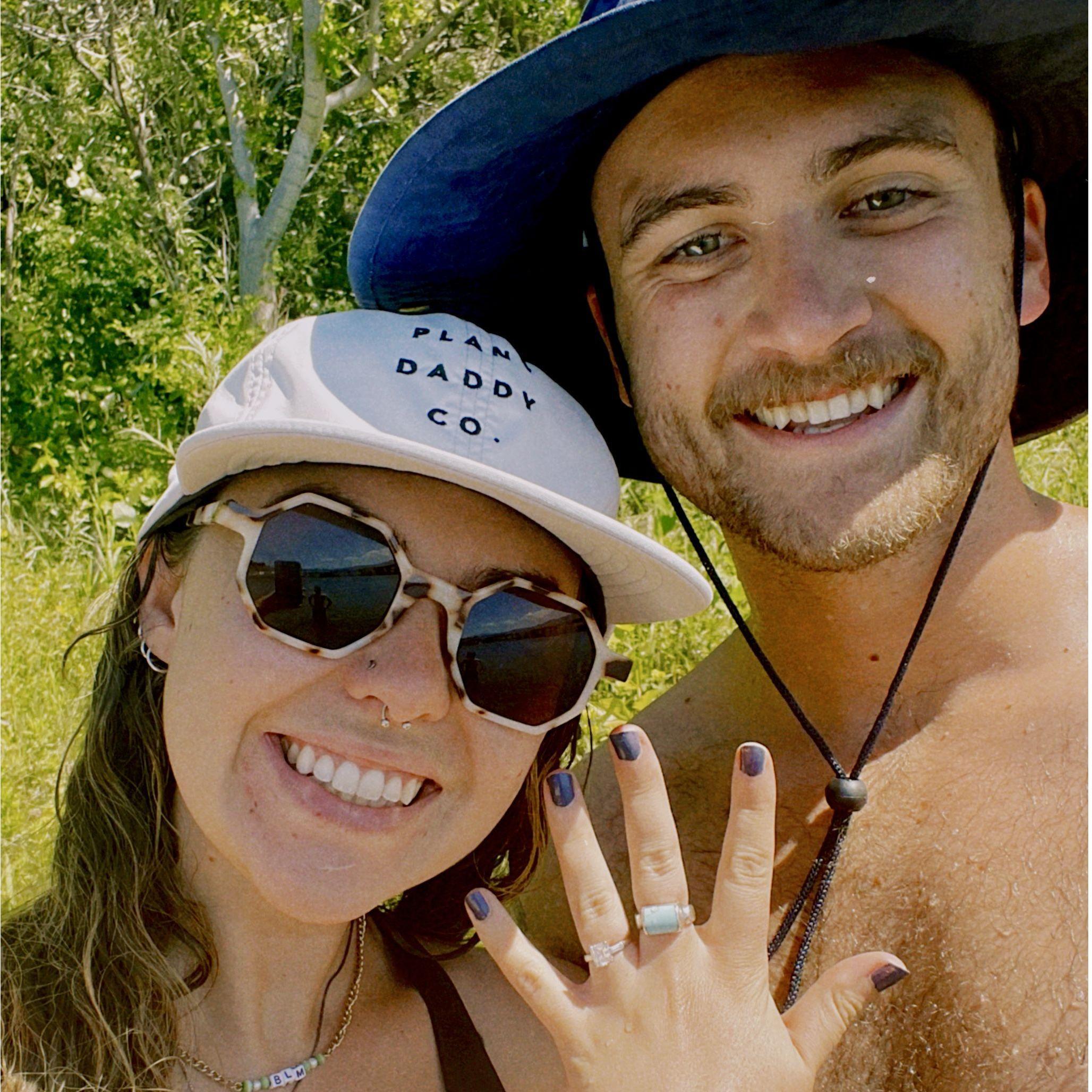 The day we got engaged!!!
