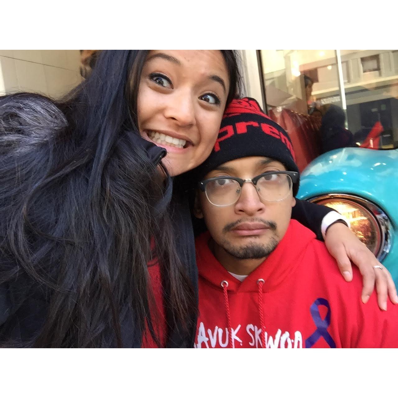 New Years Day 
SF 2016...
Still drunk