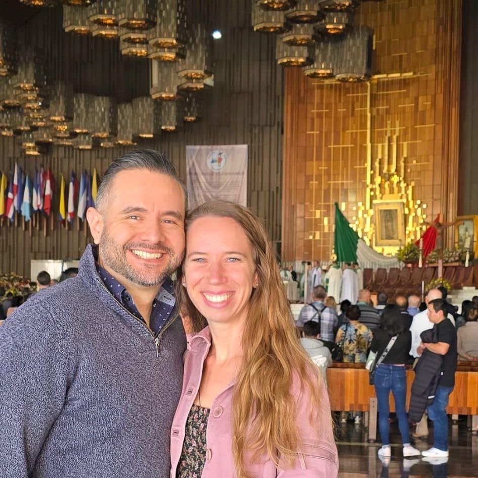 While in Mexico, we placed our relationship and discernment in the hands of Our Lady on November 26th, our 4th monthiversary.
-Our Lady of Guadalupe Basilica - Mexico City.