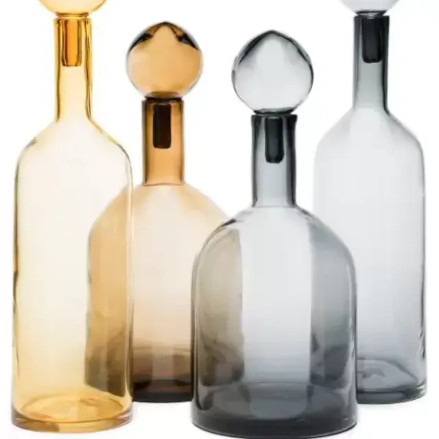 POLSPOTTEN Bubbles and Bottles decorative bottles (set of 4)